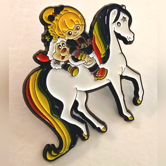 rainbow bright Jewelry - 3/$50 Rainbow bright pin Brooch 80s cartoon vintage style
